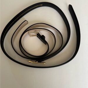 2 Black Belt with Gold Buckle